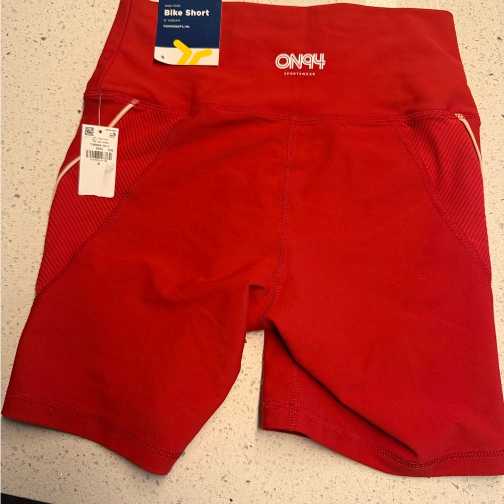 Old Navy Women's Vibrant Red Athletic Shorts